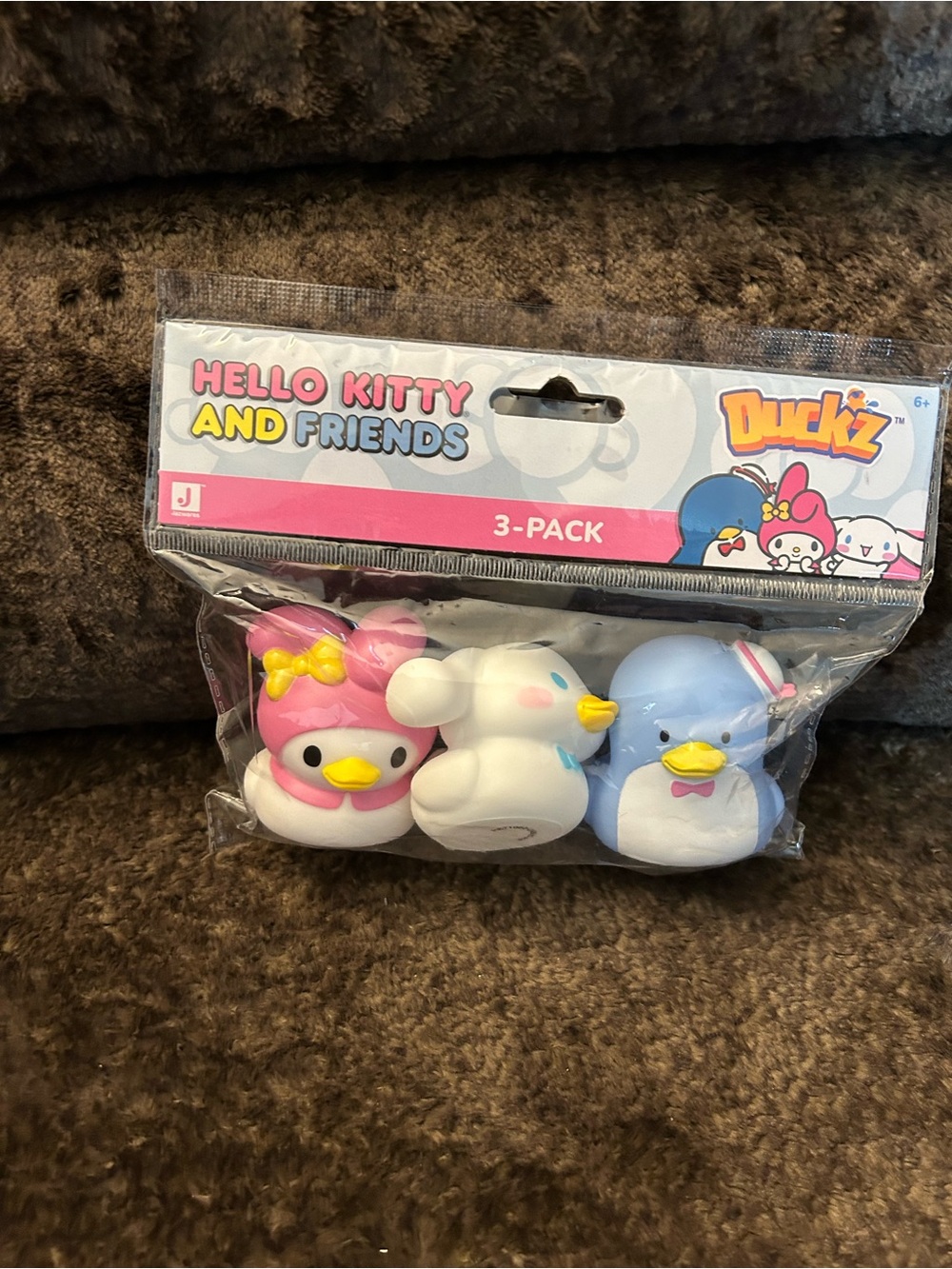 Hello Kitty and Friends Duckz 3-Pack - Pink, White & Blue